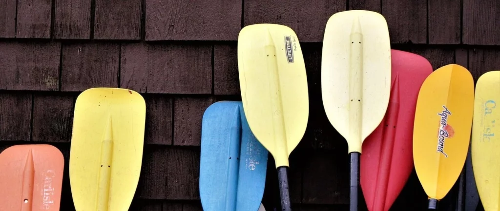 Canoe, kayaking, and paddleboard paddles